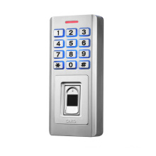 Metal case ip65 waterproof fingerprint access controller standalone keypad rfid card reader